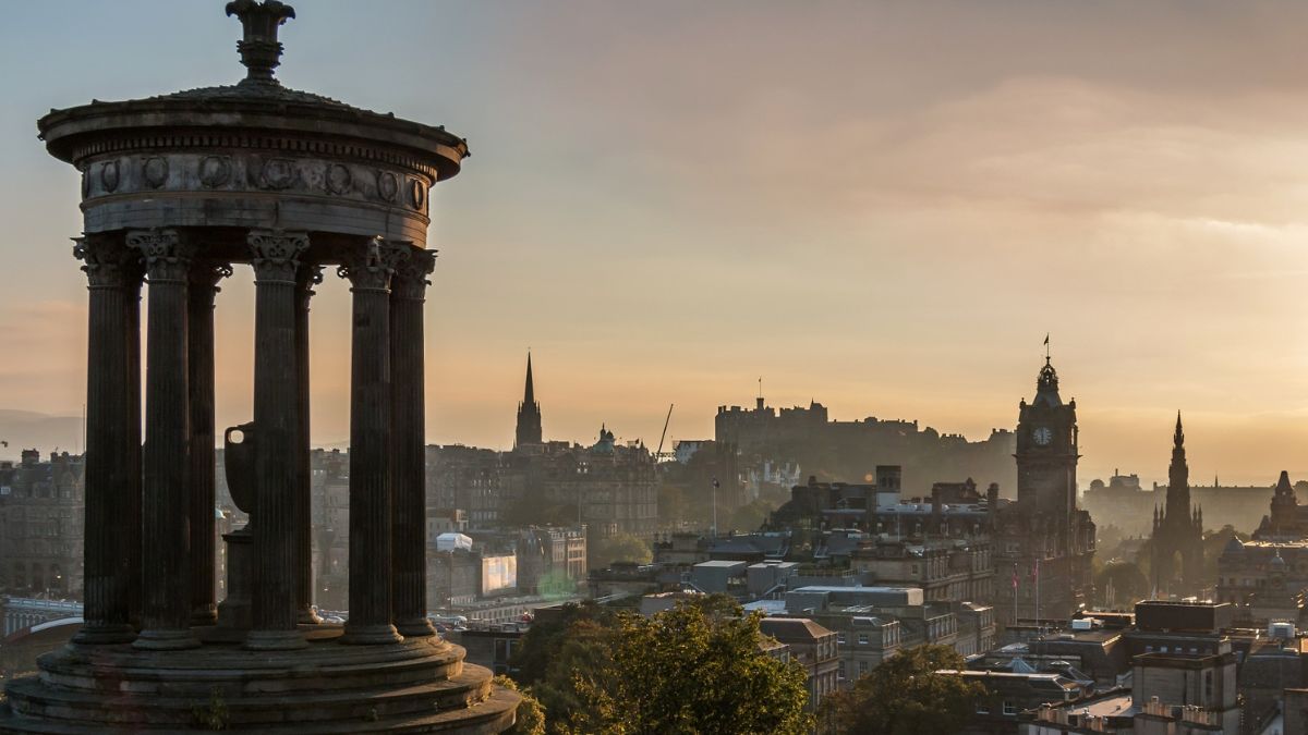 Stadtansicht von Edinburgh