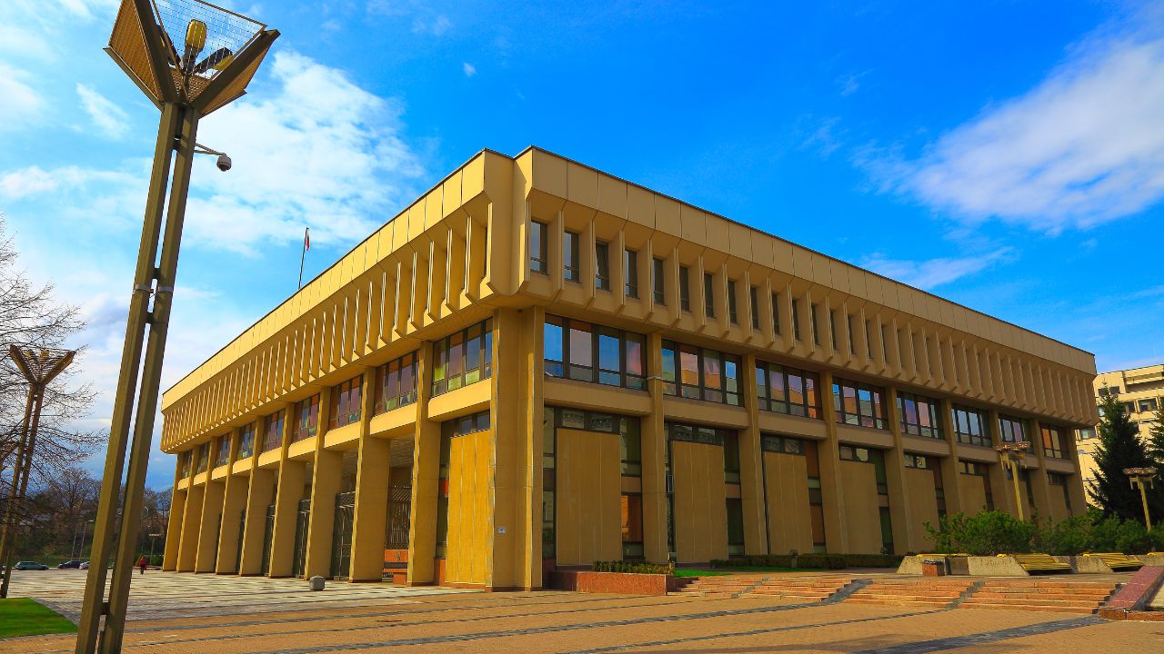 Litauisches Parlamentsgebäude in Vilnius.