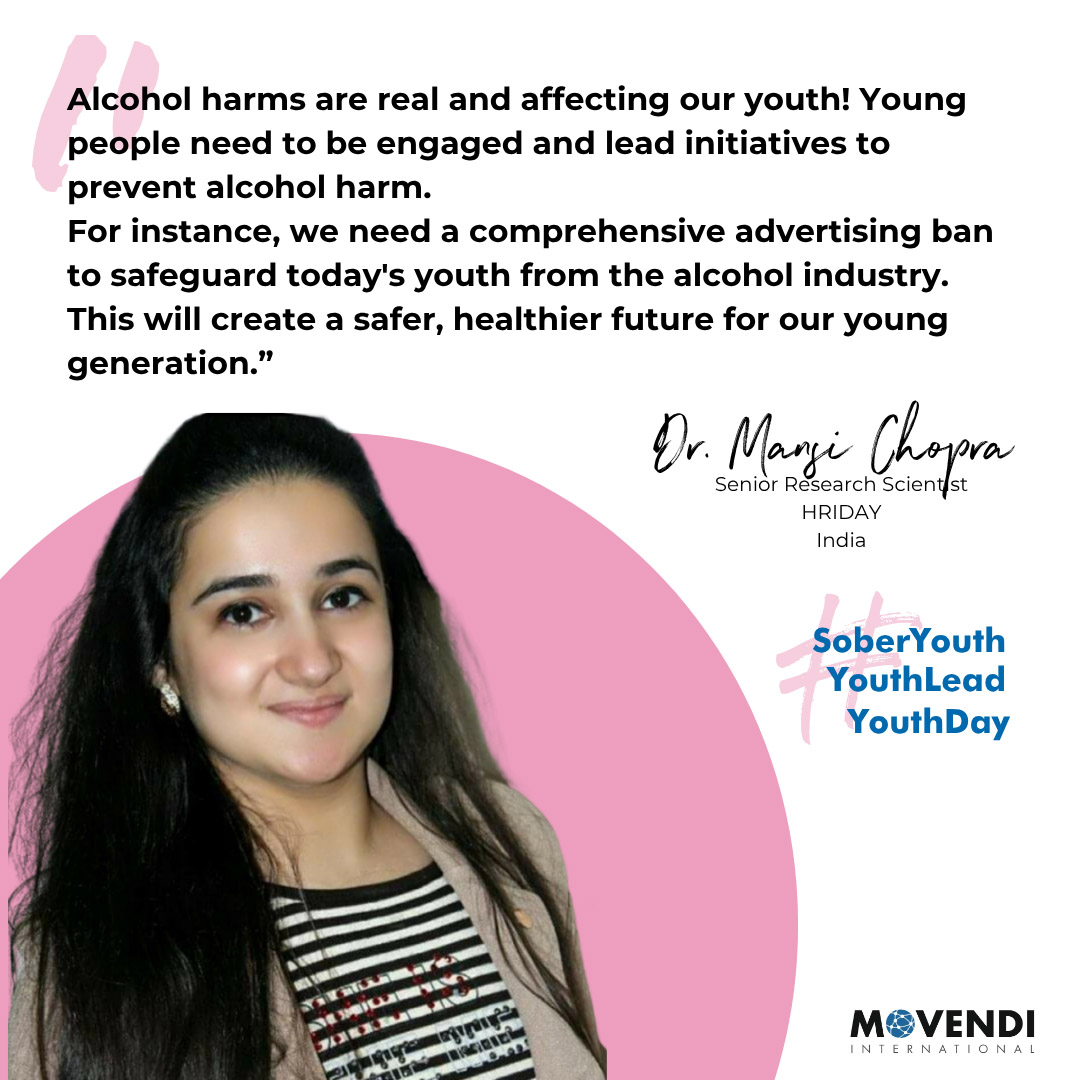 Porträt von Dr. Mansi Chopra neben ihrem Zitat.