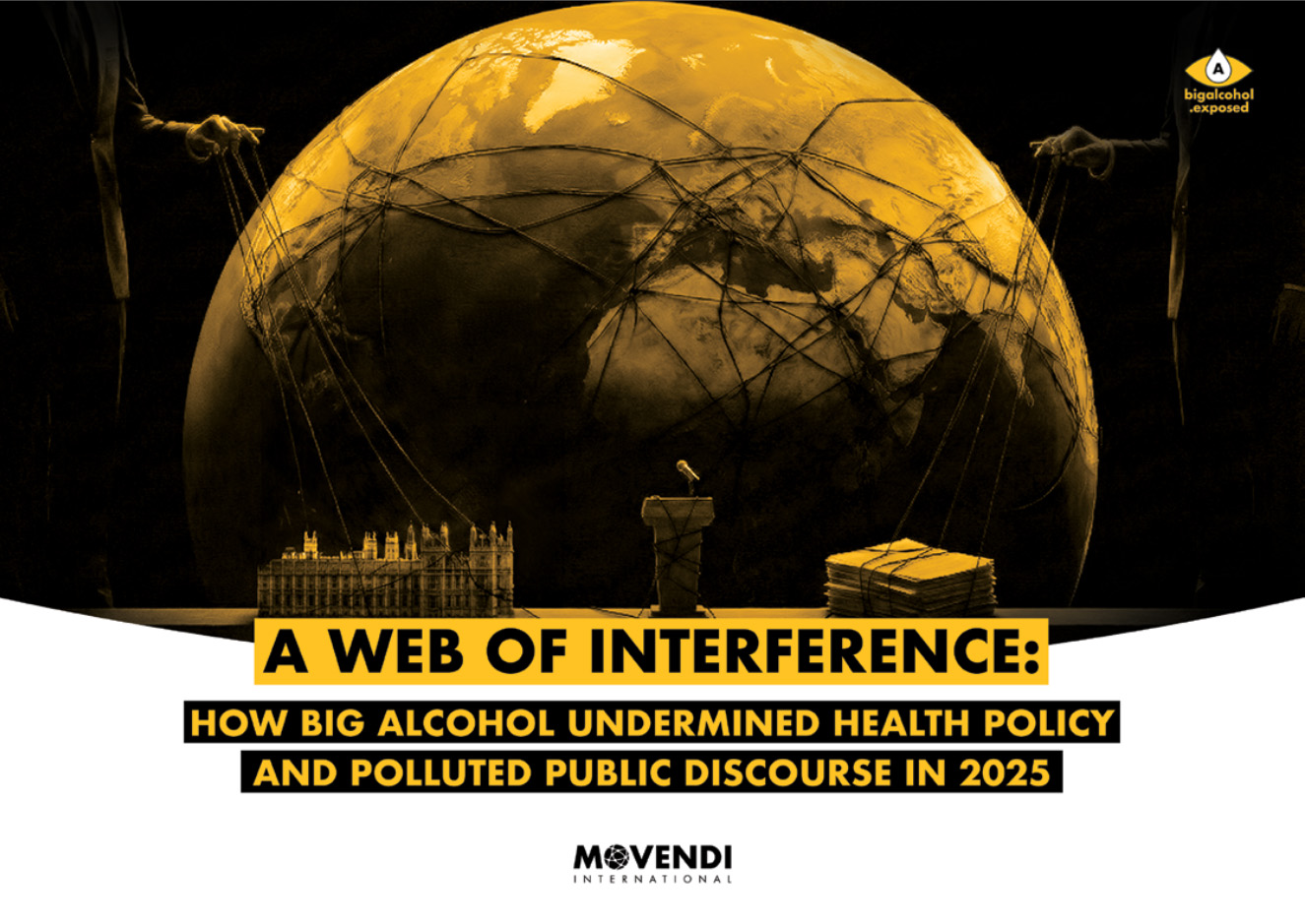 Titelseite des Berichts über Alkoholindustrie 2025.