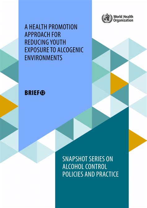 Titelseite 'A health promotion approach for reducing youth exposure to alcogenic enviroments'.