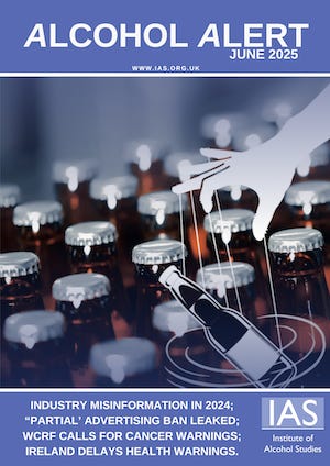 Titelseite 'Alcohol Alert' von Juni 2025.