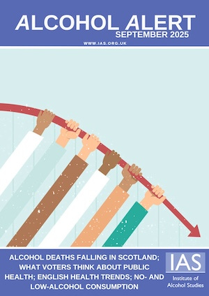 Titelseite 'Alcohol Alert' von September 2025.