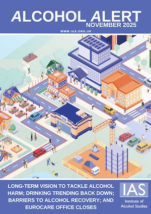 Titelseite 'Alcohol Alert' von November 2025.