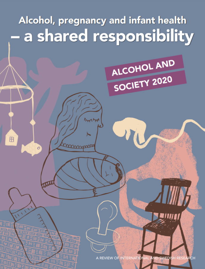 Titelseite von 'Alcohol, pregnancy and infant health'.