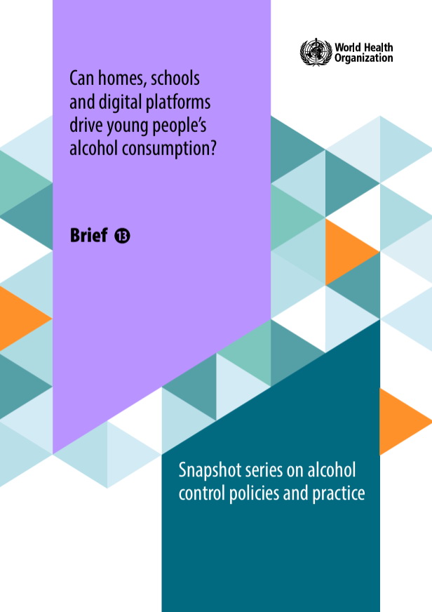 Titelseite 'Can homes, schools, and digital platforms drive young people’s alcohol consumption?'