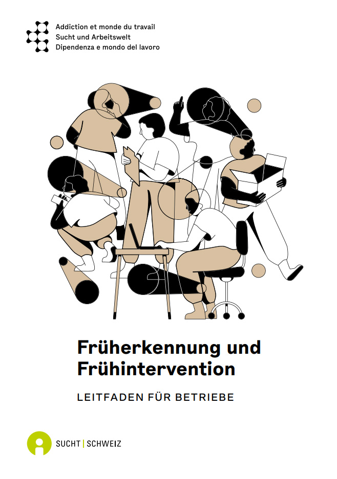 Titelseite 'Früherkennung und Frühintervention. Leitfaden für Betriebe.'