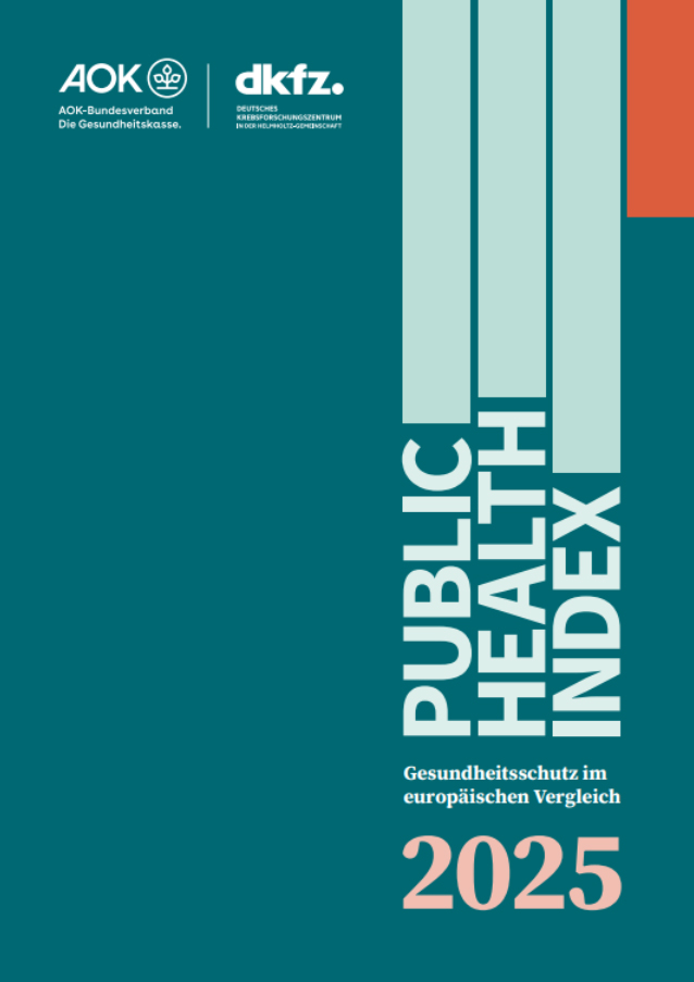 Titelseite 'Public Health Index 2025'.