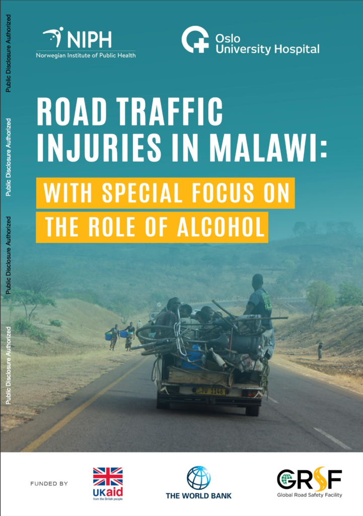 Titelseite des Berichts "Road traffic injuries in Malawi"