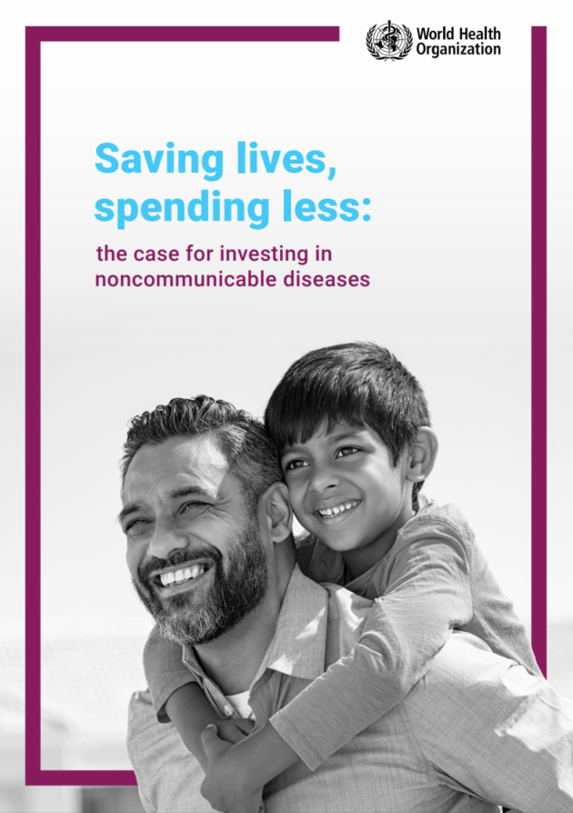 Titelseite des WHO-Berichts "Saving lives, spending less"