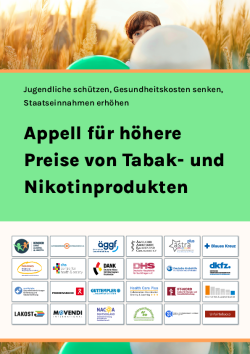 Appell für höhere Preise von Tabak- und Nikotinprodu-0