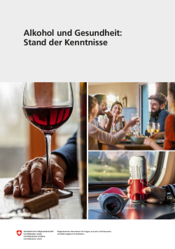 Alkohol und Gesundheit: Stand der Kenntn-1