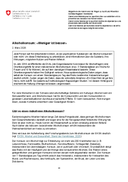 Alkoholkonsum: »Weniger ist bess-0