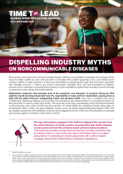 Dispelling industry myths on Noncommunicable Dise-0