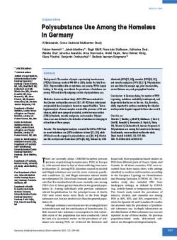 Polysubstance-Use-Among-the-Homeless-In-Germany