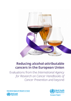 Reducing alcohol-attributable cancers in the European U-0