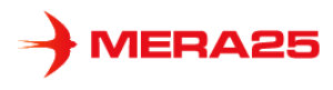 Logo von MERA25.