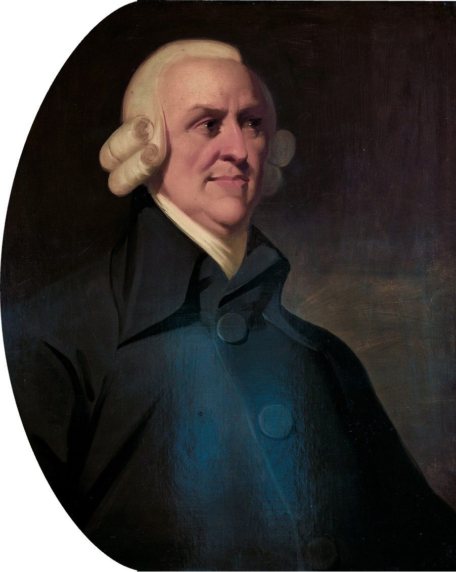 Porträt von Adam Smith