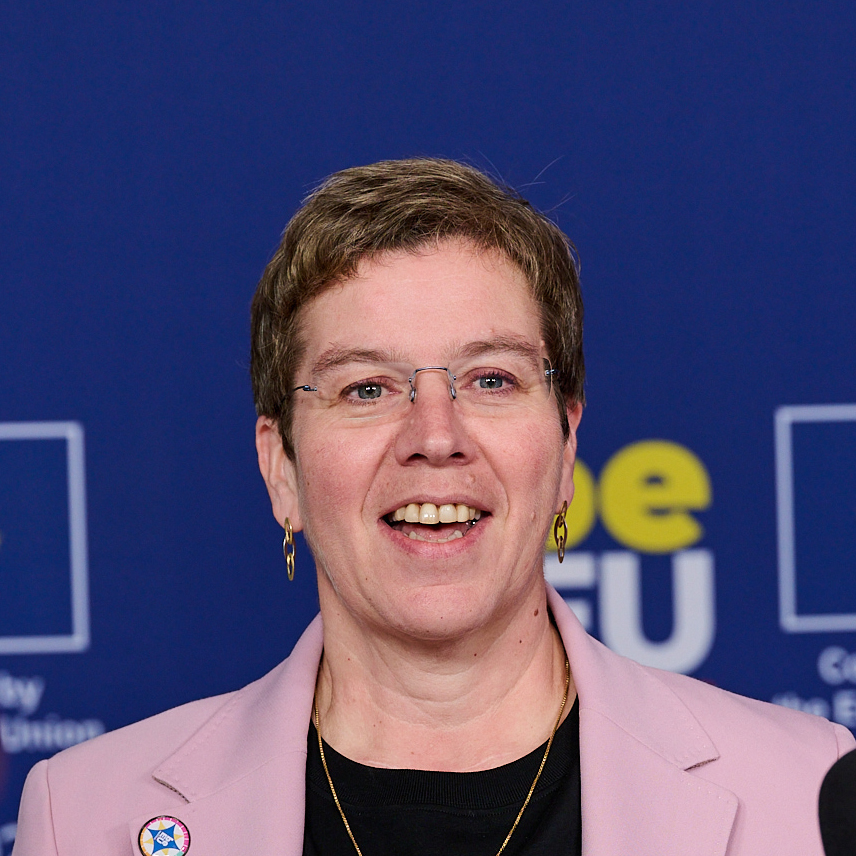 Porträt von Luxemburgs Gesundheitsministerin Martine Deprez.