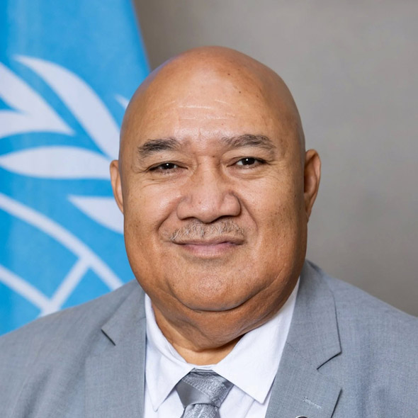 Porträt von Dr. Saia Ma'u Piukala.