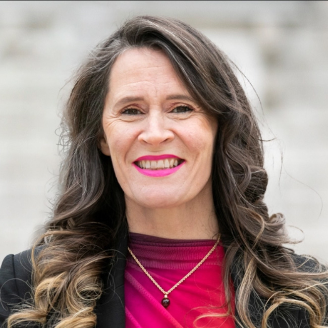 Porträt von Sinéad Gibney.